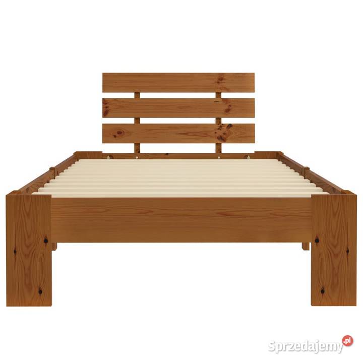vidaXL Rama łóżka miodowy brąz283178 Warszawa