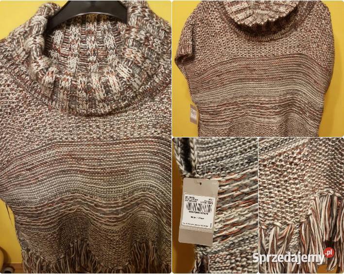Nowe ciepłe ponczo one size wypada na L i XL Bydgoszcz