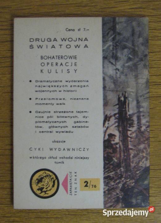 Żółty Tygrys Operacja Waldkater 276 Proza i poezja Parczew