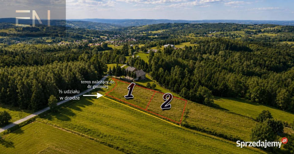 Działka 1220m Straszydle