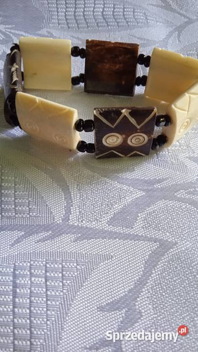 OKAZAŁE BRANSOLETY Z NATURALNEGO ROGU Piła