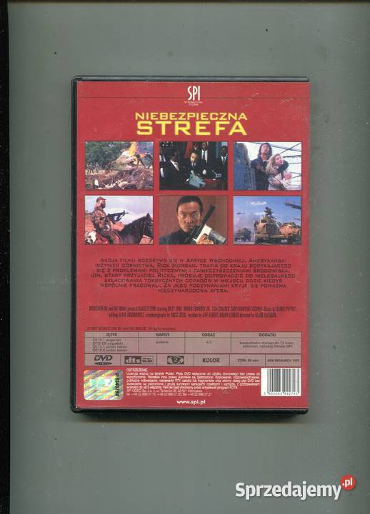 Niebezpieczna strefa Film DVD Kultura i Rozrywka Szczecin