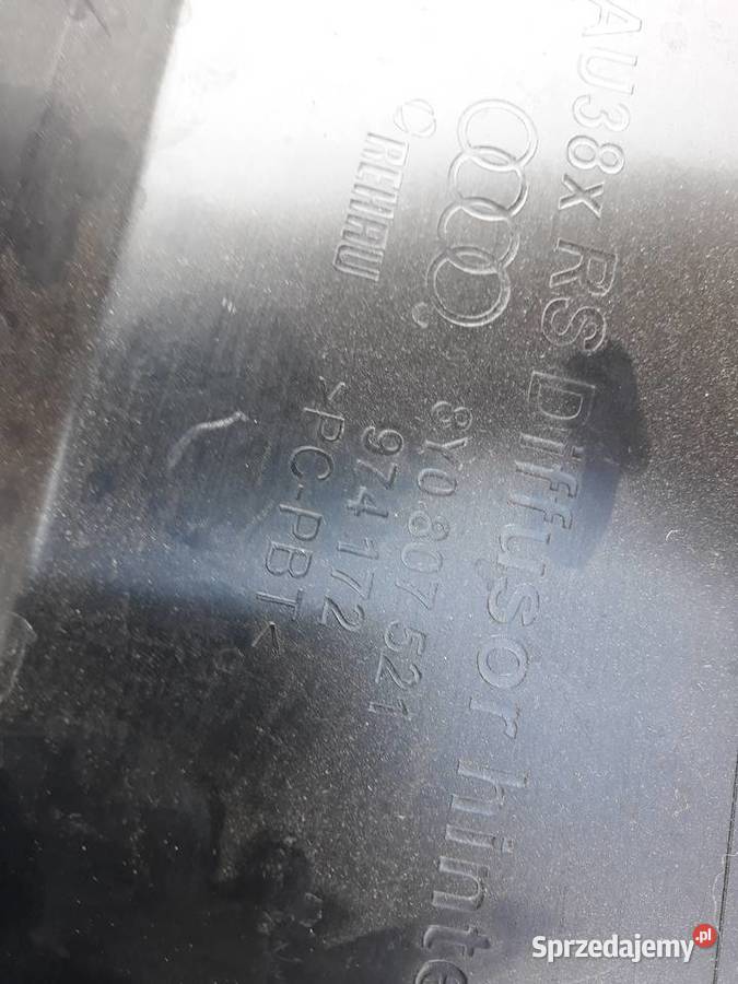 AUDI A3 RS3 8Y DYFUZOR SPOILER ZDERZAKA TYŁ Międzychód