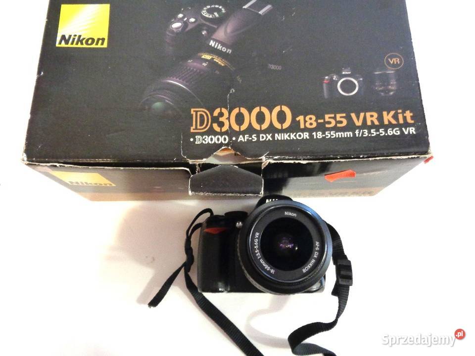 APARAT NIKON D 3000 LUSTRZANKA