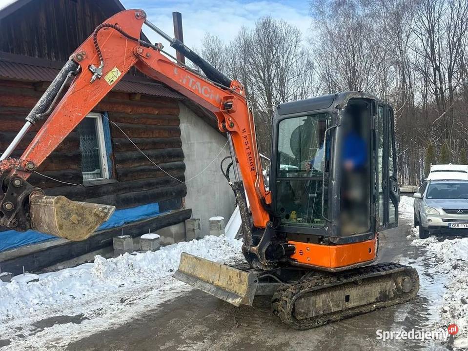Minikoparka Gąsienicowa HITACHI ZX33 ZX33U3 CLR Filtry małopolskie Tymowa