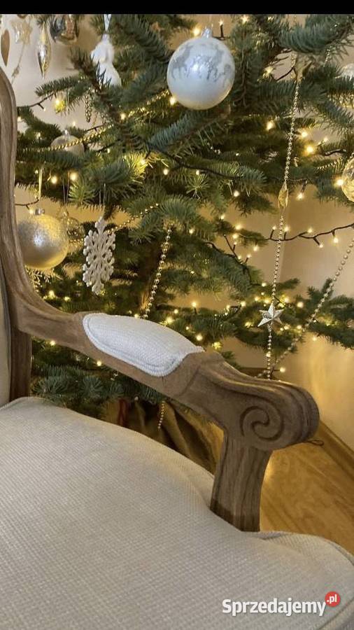 Fotel ludwikowski dębowy Wilczyn sprzedam