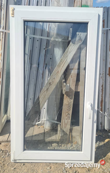 OKNA KacprzaK OKNO PCV 78x139Używane Plastikowe
