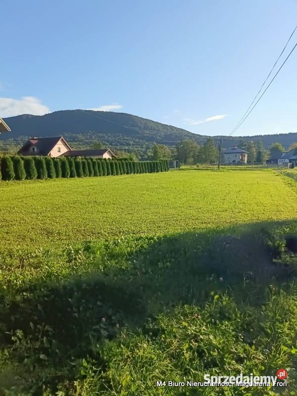 Widokowa działka Beskid Niski Jasionka