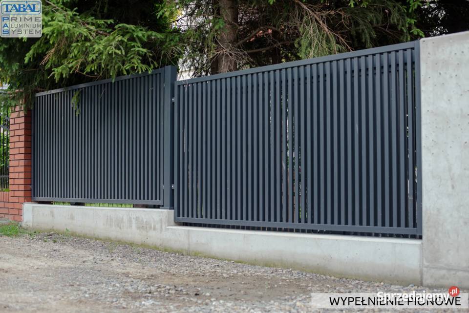 Nowoczesne ogrodzenia ALUMINIUM poziome pionowe metal Lublin