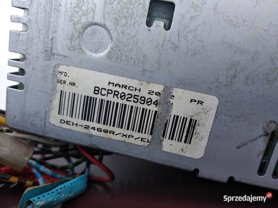 Radio samochodowe Pioneer DEH 2460R ramka kostka sprzedam