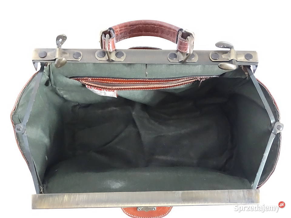 Skórzana torba lekarska Vintage EL CAMPERO Made lubelskie Biłgoraj