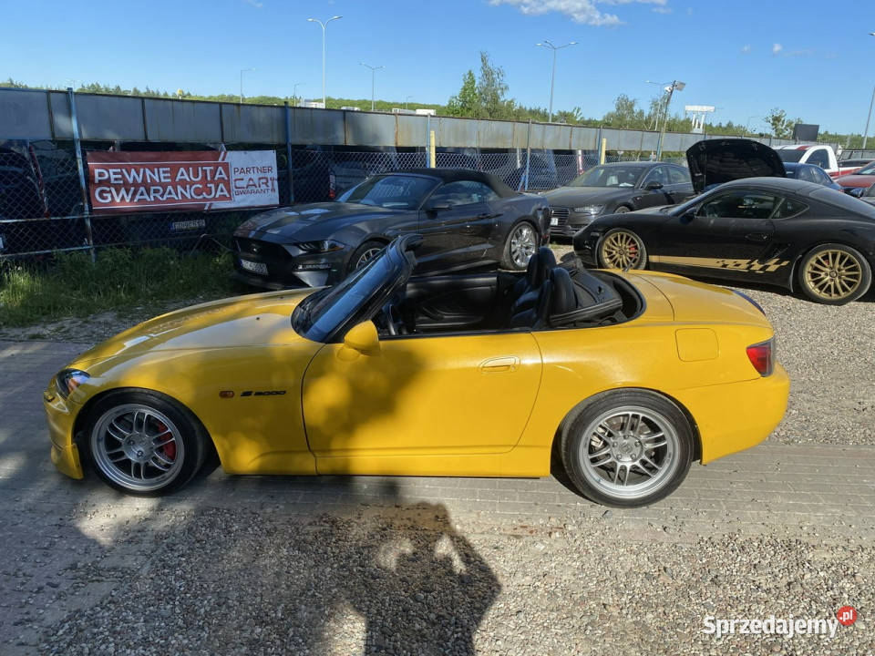 Honda S 2000 20i v tec Turbo 350 tuning dolot żółty
