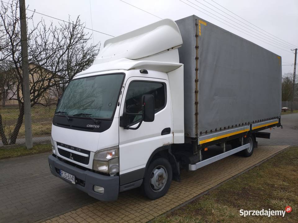 Mitsubishi FUSO Canter 3c15 plandeka 10 palet kupiony w polskim salonie podkarpackie Jasło sprzedam