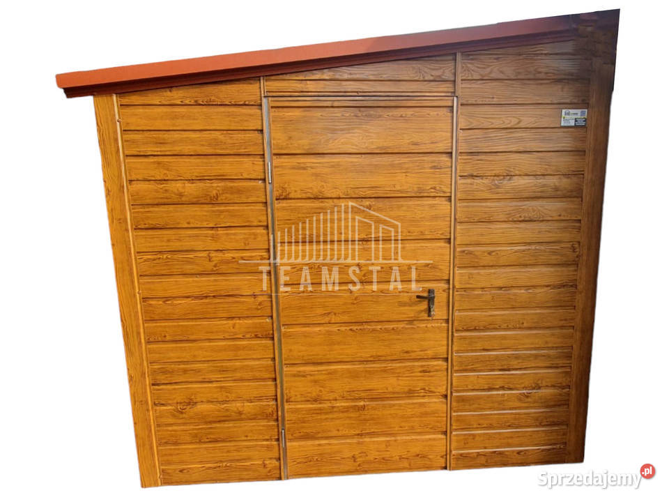 Domek Ogrodowy Schowek Garaż 25x6 Brama uchylna Kalisz