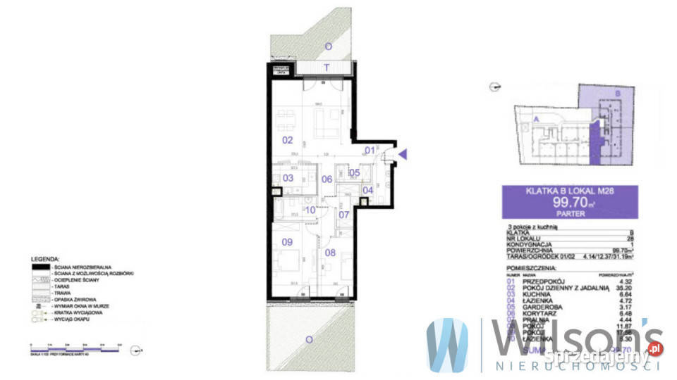 Mieszkanie Piastów Stanisława Bodycha 9911m2 3 99.11m2