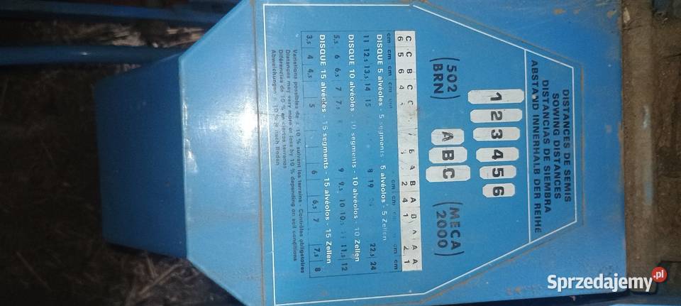 Siewnik do buraków jonowej Krośniewice