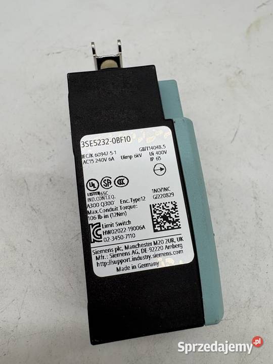 Siemens 3SE52320BF10 Limit switch Warszawa