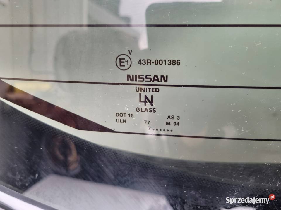 Nissan Pathfinder III R51 TYLNA TYLNIA KLAPA Rudka