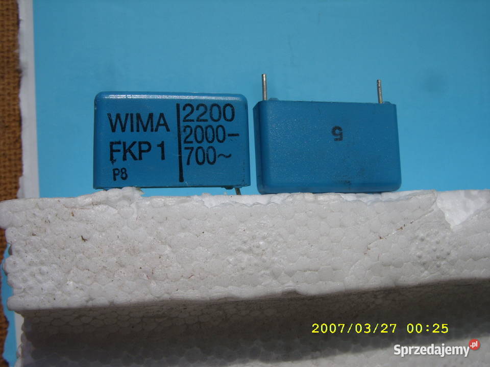 Kondensator FKP 1 22 nF 2000V 700 Vzm WIMA nowy dolnośląskie