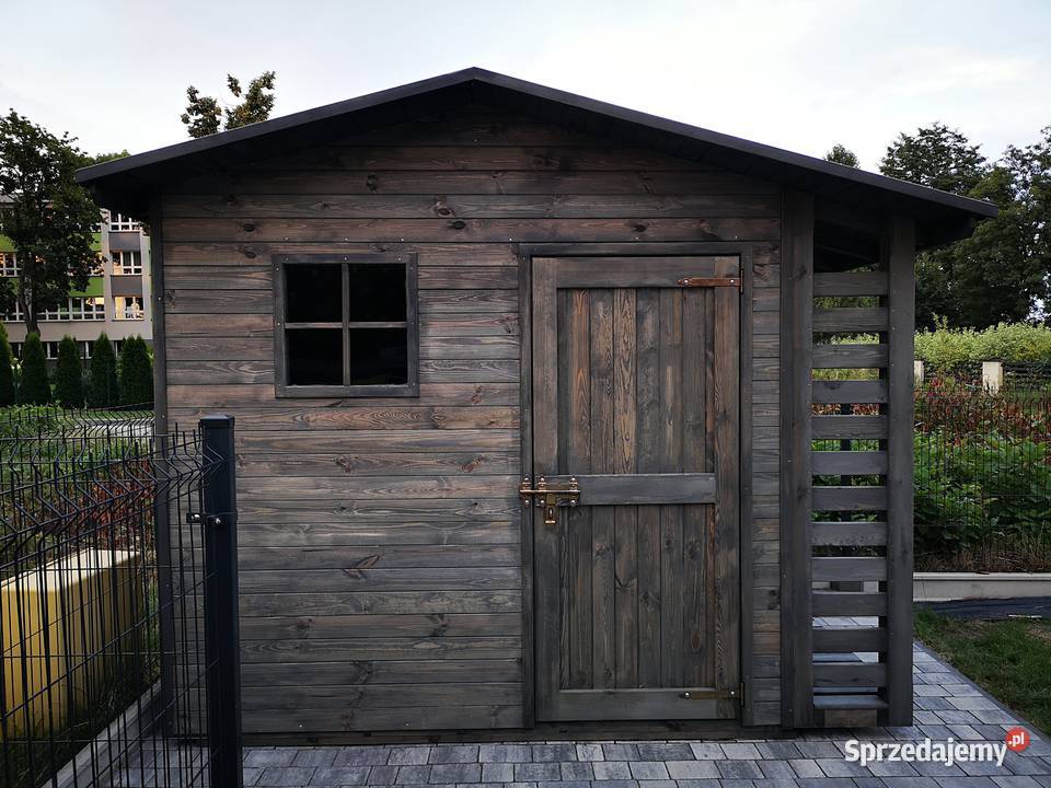 Domek narzędziowy 25 x 2m drewutnia 05 x 2m Kalety