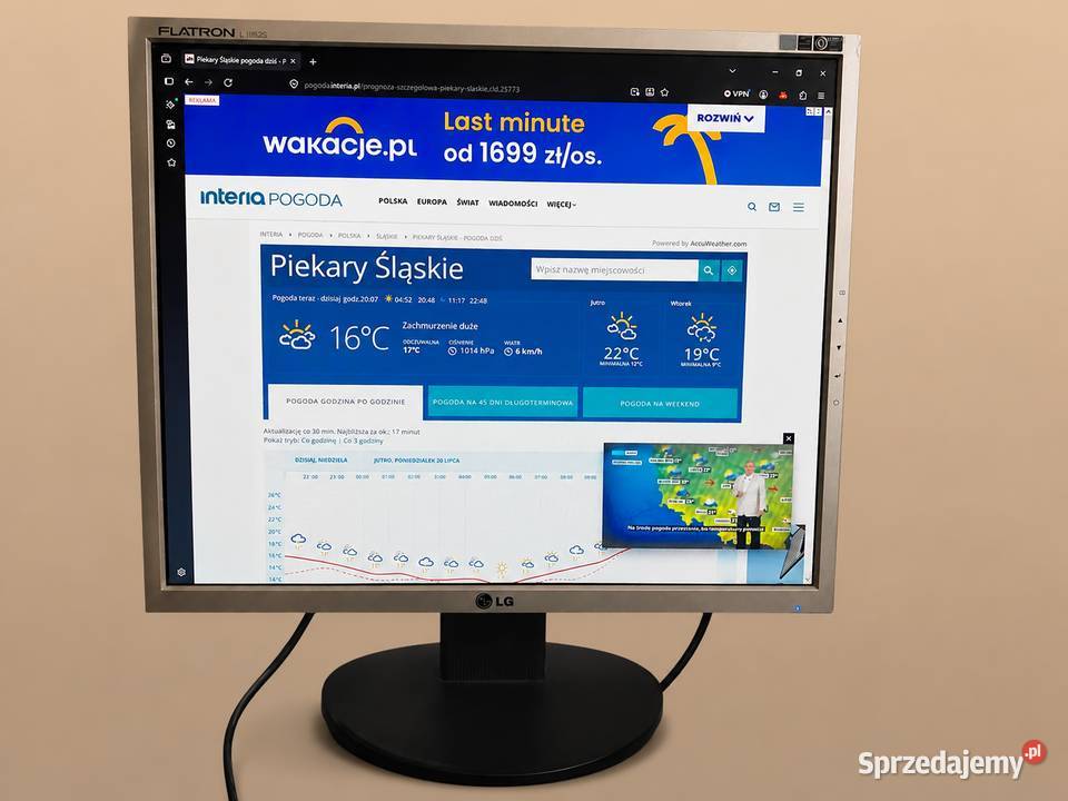 Monitor LCD 19 LG Flatron L1952S Piekary Śląskie
