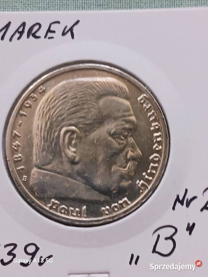5 Marek Niemcy 1939 r Paul von Hindenburg men B Konin
