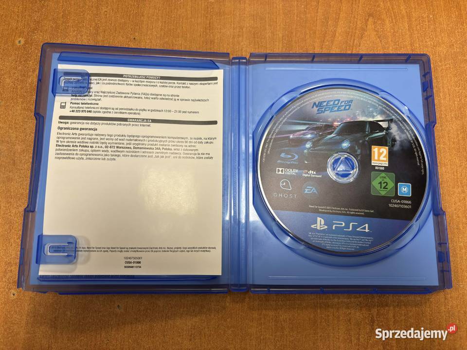 Need for Speed 2015 PlayStation 4 Pudełkowa Elbląg