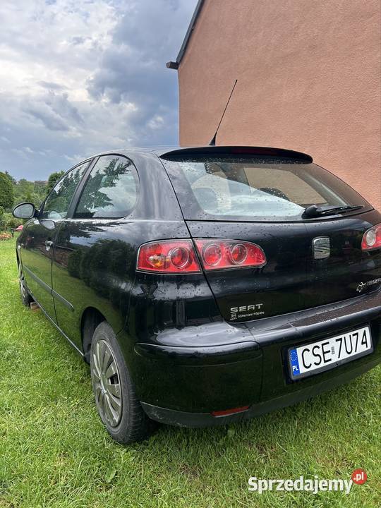 Seat Ibiza czarny Rok produkcji 2004 Mała Cerkwica