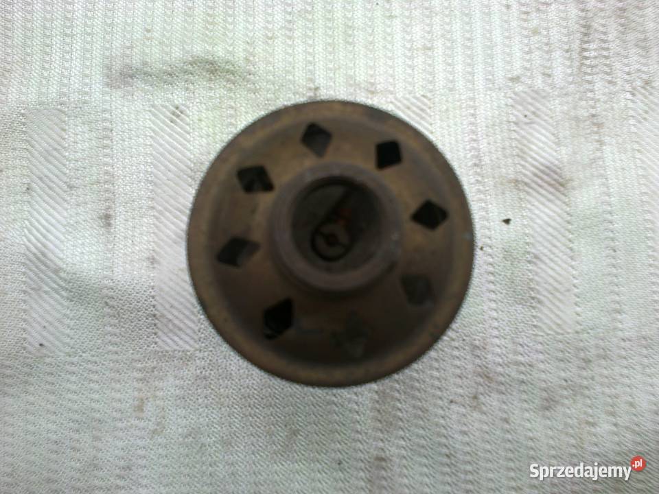 Oprawka żarówki mosiądz porcelana z prl Dąbie