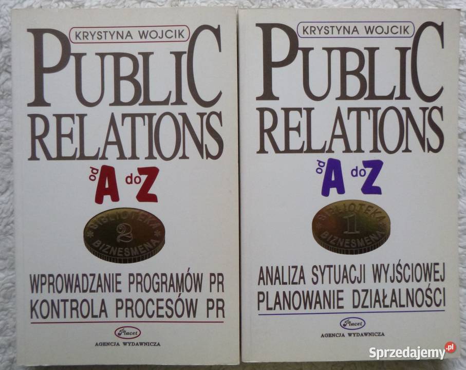Public relations A do Z t 12 Krystyna Wojcik Książki naukowe i popularnonaukowe Warszawa