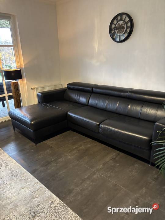 Narożnik skórzany z funkcją spania Narożniki dolnośląskie Wałbrzych sprzedam