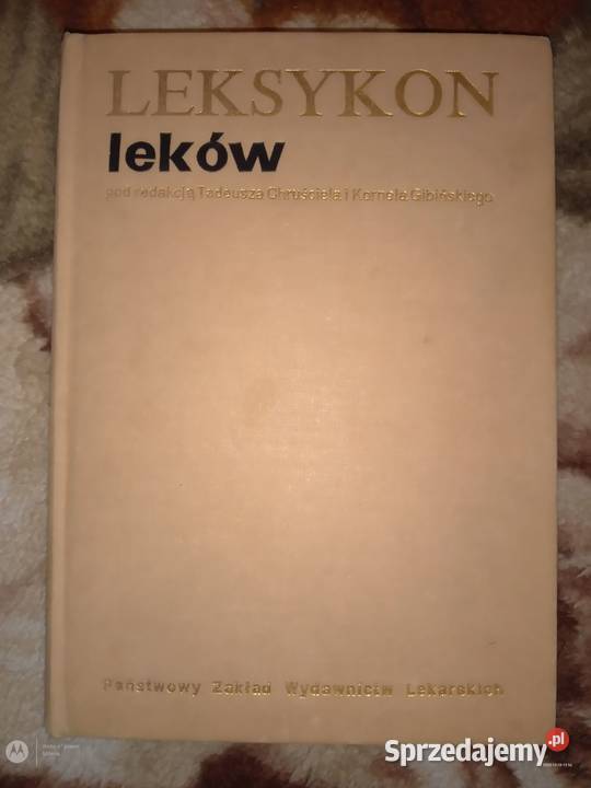 Sprzedam książkę leksykon leków małopolskie Bukowno