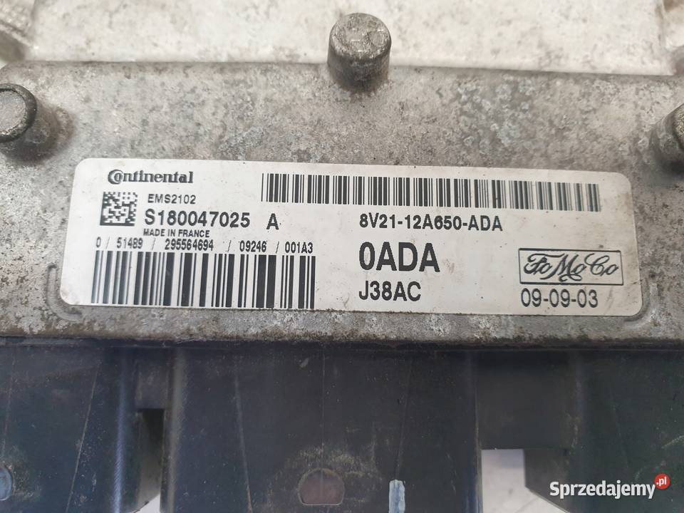 Ford Fiesta MK7 14 16V STERWONIK SILNIKA osobowe Chełm