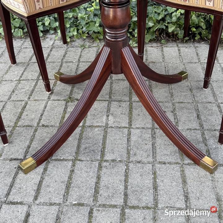 ARTexpert Zestaw stół 4 krzesła w angielskim