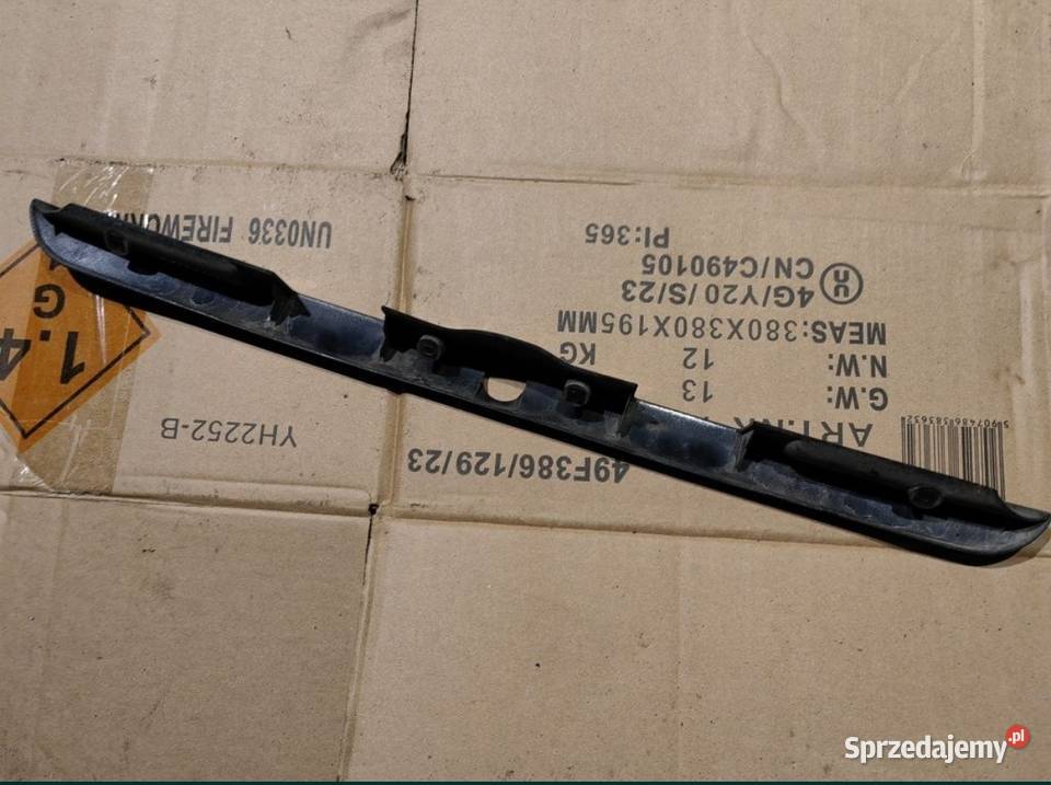 Blenda kistwa klapy tablicę rejestracyjną BMW Żory sprzedam