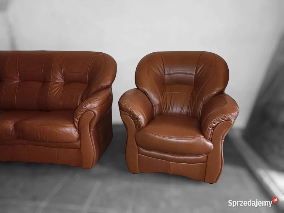 Nowy Komplet 3R21 De Lux Skóra Naturalna 40