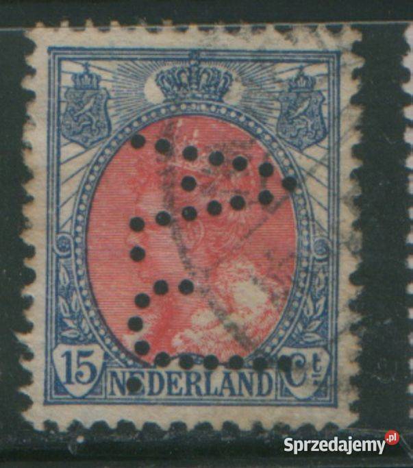 Zn Holandia Mi 77 kas 1908 perfor Filatelistyka Gliwice