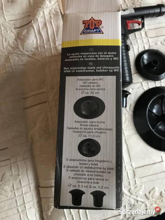 Pneumatyczny udrażniacz rur TOPCraft Zbąszynek