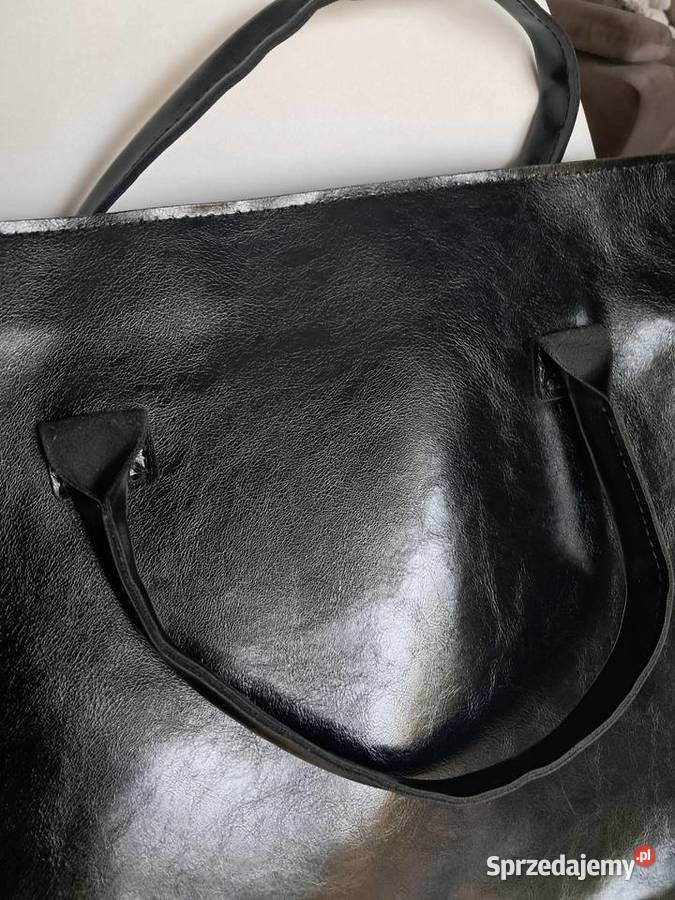 nowa czarna torba 38x30x8 brak metki świętokrzyskie