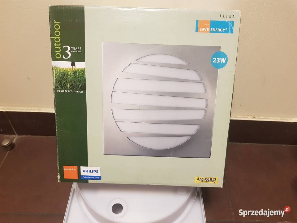 Kinkiet na ścianę elewację zewnętrzny MASSIVE mazowieckie