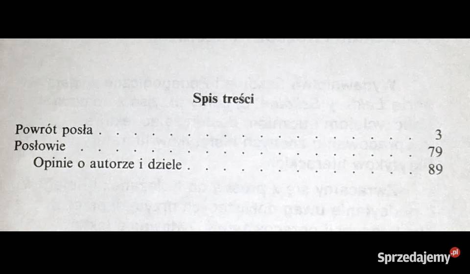 Powrót posła Julian Ursyn Niemcewicz