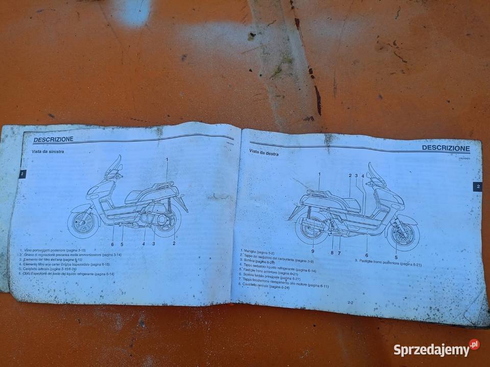 Silnik Yamaha XC 300 skuter Świerczów