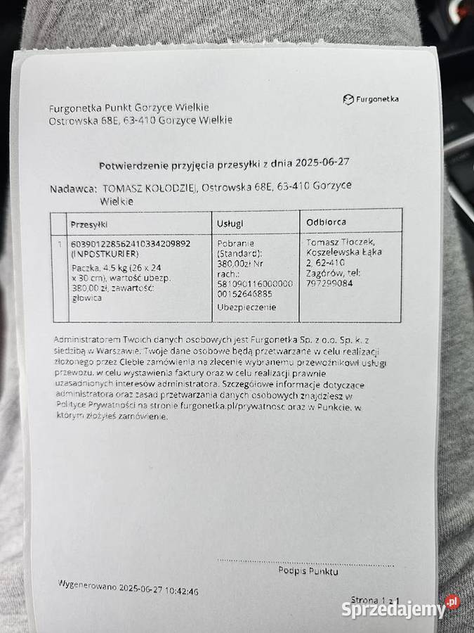 Linhai 250 260 hytrack głowica napinacz rozrządu Ostrów Wielkopolski