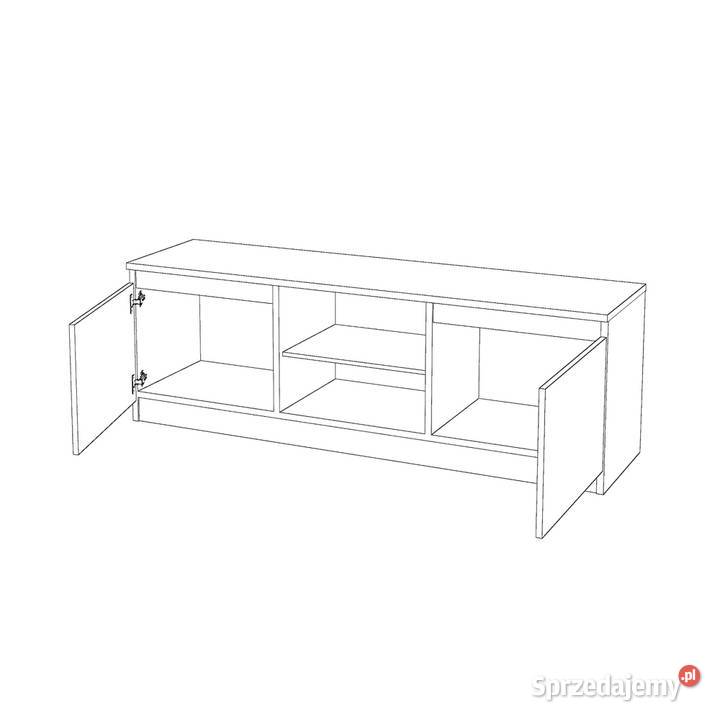 Szafka Rtv Stojąca 120 Duo Nowoczesny Stolik Pod RTV Elbląg
