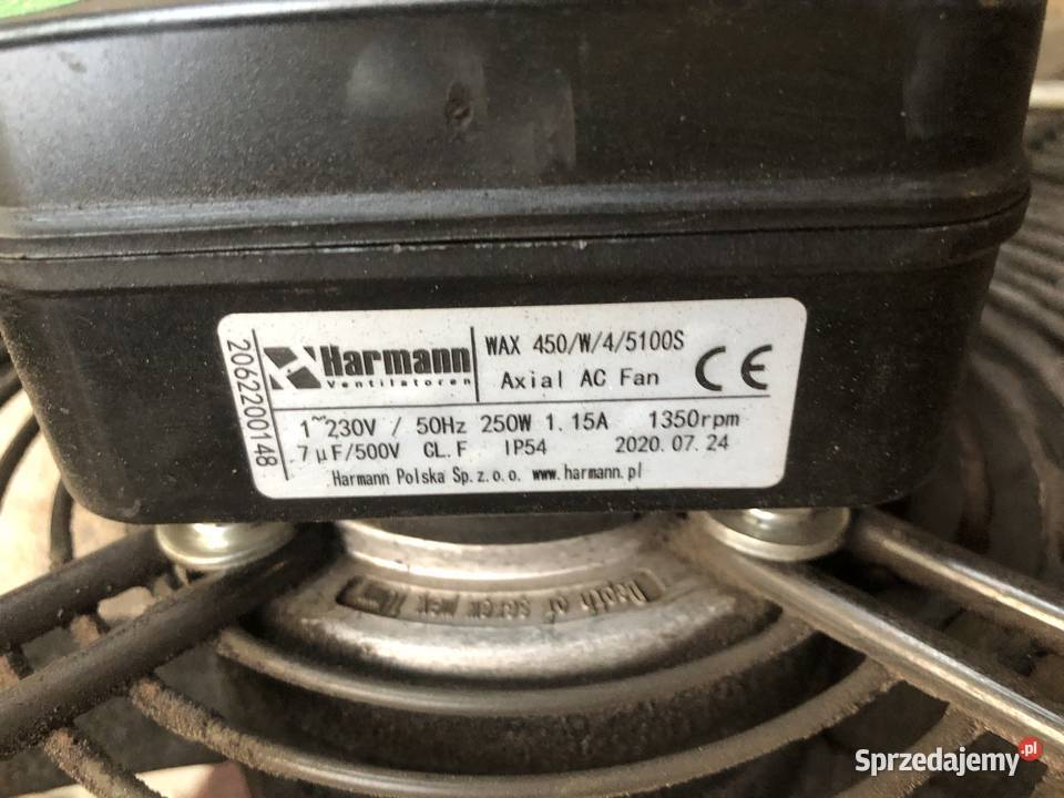 Wentylator wyciągowy Harmann WAX 450N45100S Wentylatory Józefin