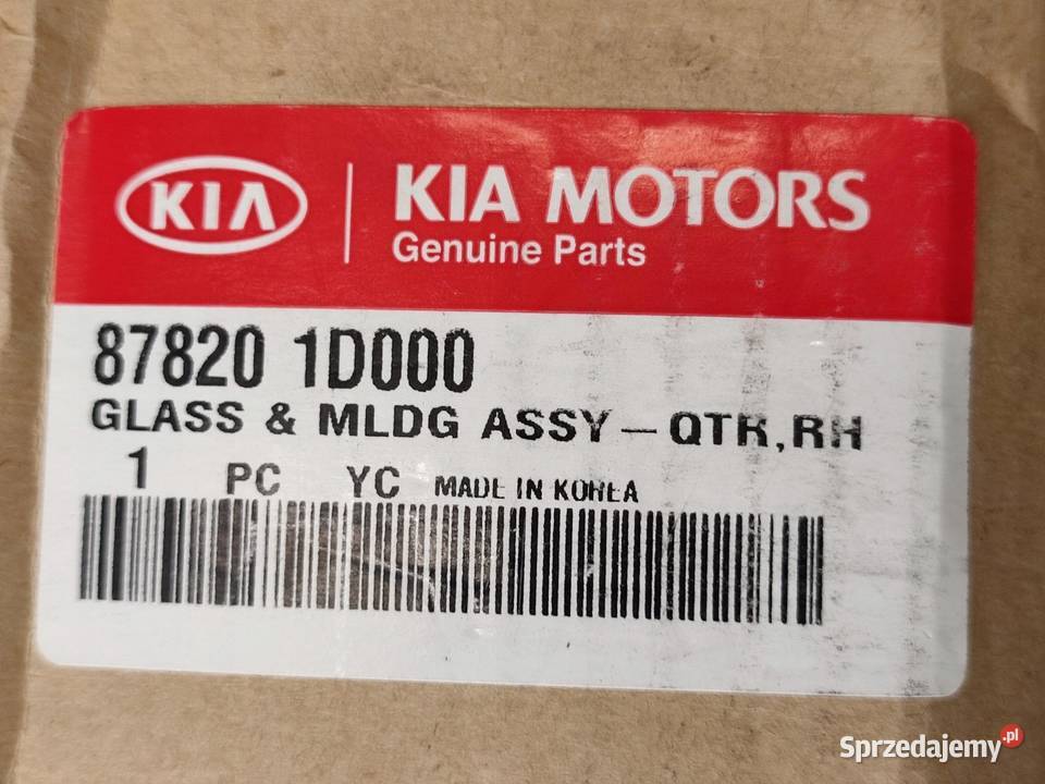 SZYBA PRAWY TYŁ KIA CARENS III 2006 ORYGINALNA lubelskie