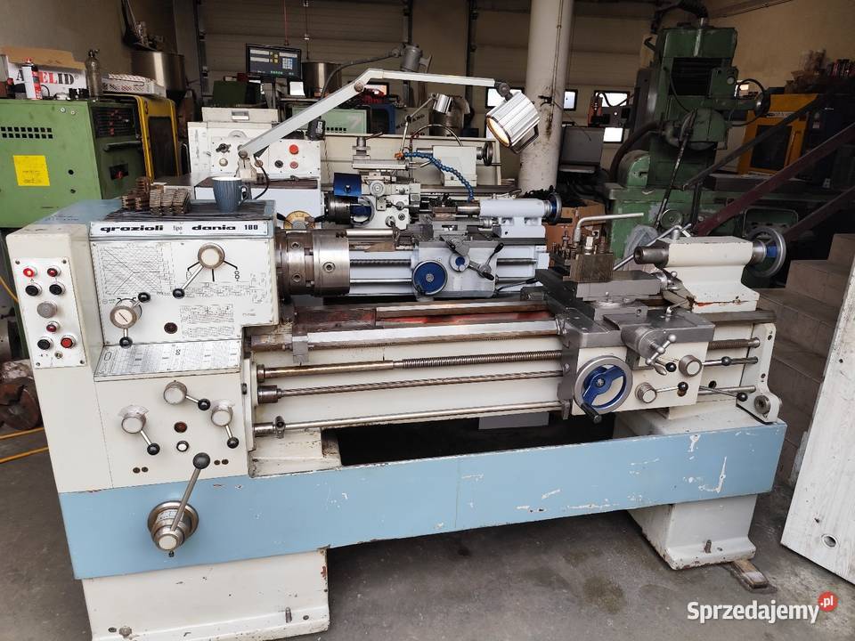 Tokarka warsztatowa do metalu Grazioli Dania 180 małopolskie Maków Podhalański