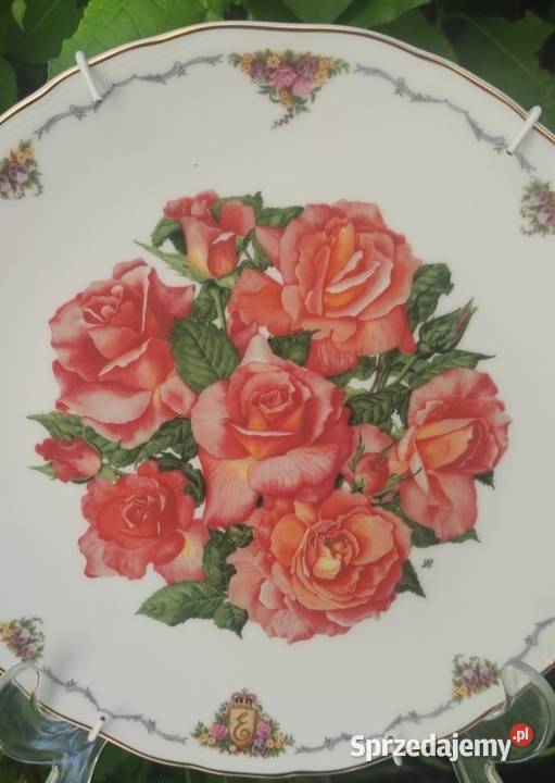 Porcelana zdobiona motywem róż Pabianice sprzedam