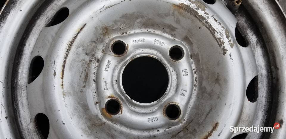 5 sztuk felg stalowych oryginalnych Opel 4x100 śląskie sprzedam