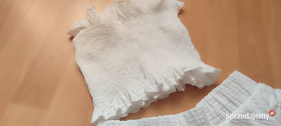 Komplet muślinowy top i spódnico spodenki La podkarpackie Połomia